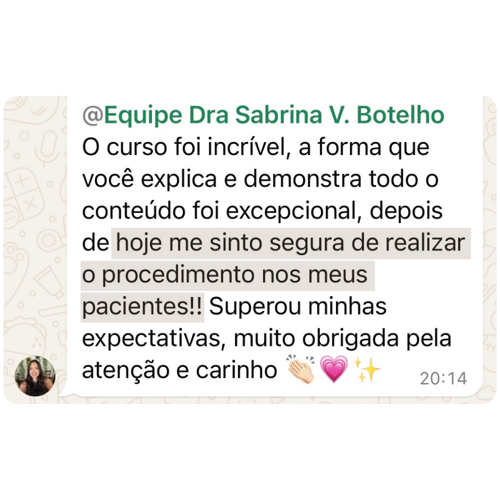 Depoimento de aluno