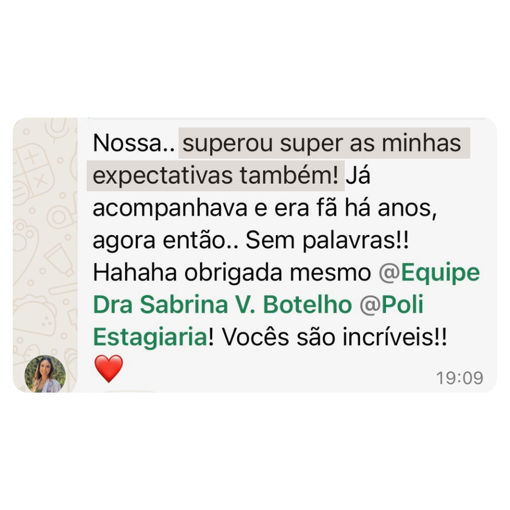 Depoimento de aluno